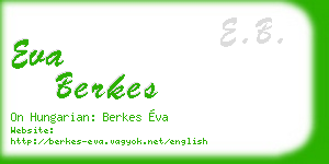 eva berkes business card